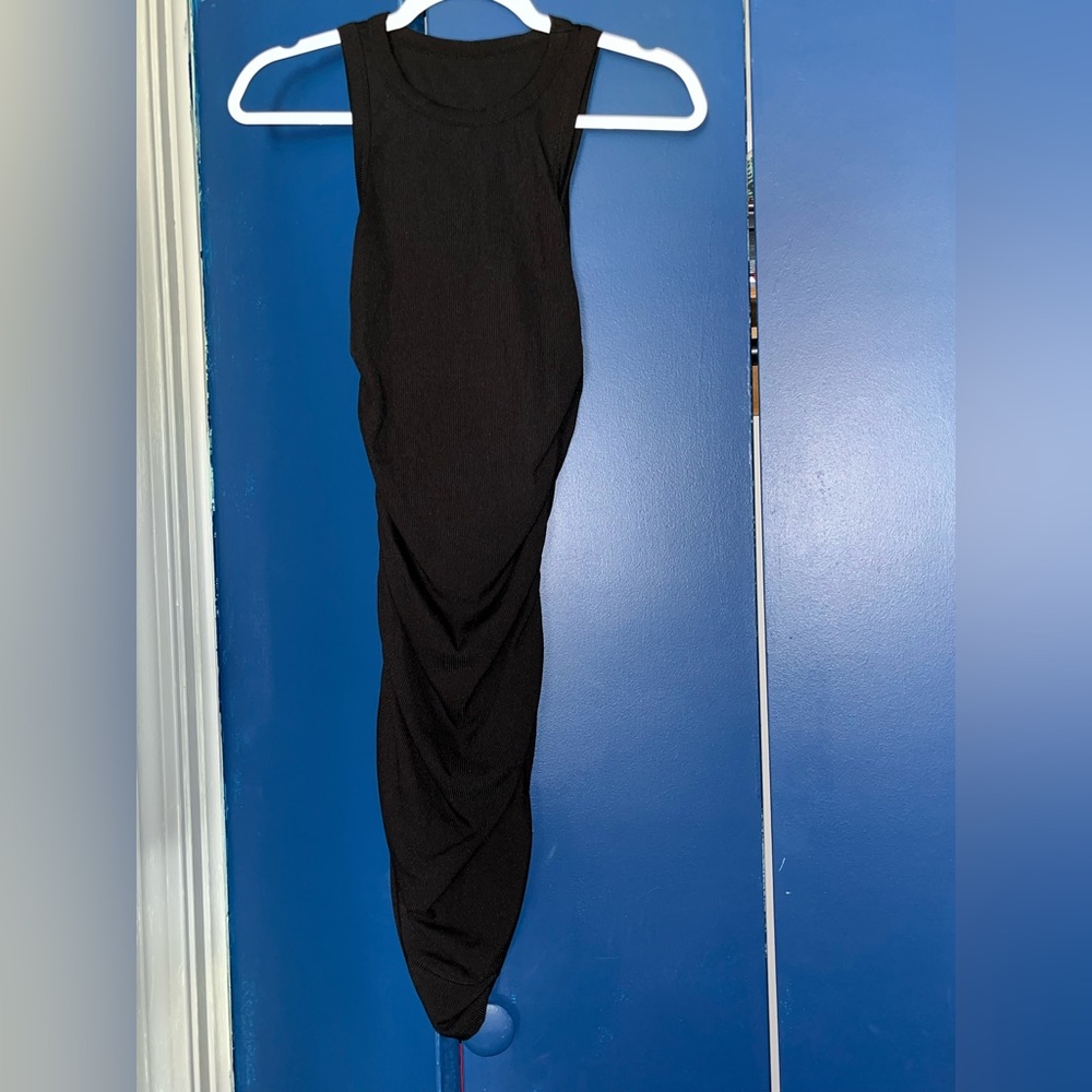 Bodycon, ruched dress from Shein, size medium